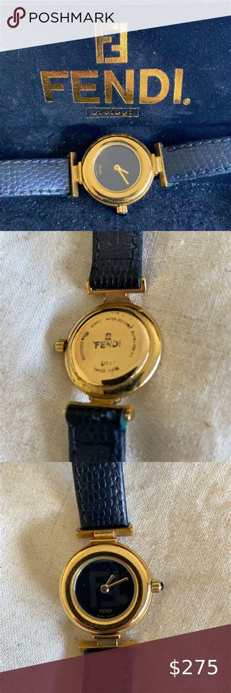 vintage fendi watches|fendi quartz watch.